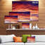 «Colorful Sunset Skies with Clouds», reproduction de photo sur toile tendue-18269142