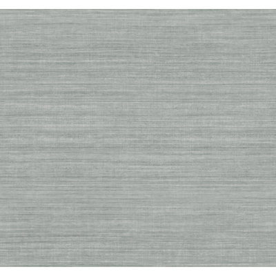 Silk Essence Slate Faux Fabric Wallpaper