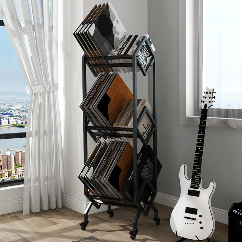 139 cm H Media Shelves