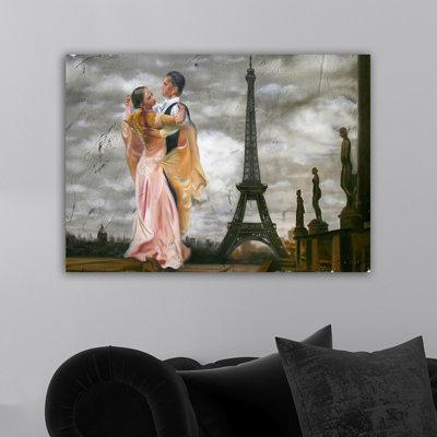 Superbe peinture sur toile décorative de 19,7 po x 27,6 po | 100% toile avec cadre 100% bois (1,2 po d'épaisseur) | Parfait pour le décor du salon et de la chambre à coucher, des couleurs éclatantes et un design intemporel