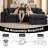 110" Boneless L-Shaped Modular Sectional Sofa with Ottoman, 3 Seat Chenille Cloud Couch for Living Room, No Assembly Required-1782611053-1782611040
