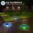 Solar Floating Pool Lights, RGB Colour Changing Pool Floating Light, IP68 Waterproof LED Solar Pool Lights That Float, Hangable Auto ON Off For Pool Hot Tub Wedding Path Party Decoration