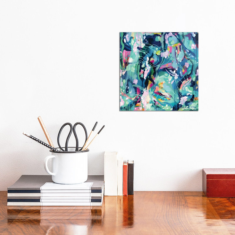 You Glow Girl by Julia Badow - Wrapped Canvas Painting, 30.48 cm H x 30.48 cm W