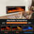 Electric Fireplace, Ultra-Thin Fireplace Recessed and Wall Mounted With Touch Screen Control Panel-1776548844