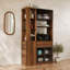 Armoire de rangement avec espace de rangement multifonctionnel, organisateur d'entrée en bois moderne-133654292