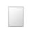 Rohe Metal Flat Wall Mirror