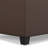 Sienna 33"W Upholstered Vegan Leather Transitional Rectangular Storage Ottoman Bench with Tufted Styling-1993390121