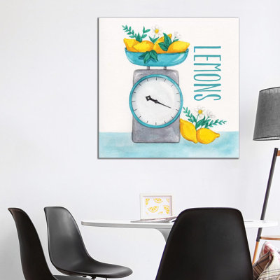 Lemon Scale II by Gabrielle McClure - Wrapped Canvas Painting