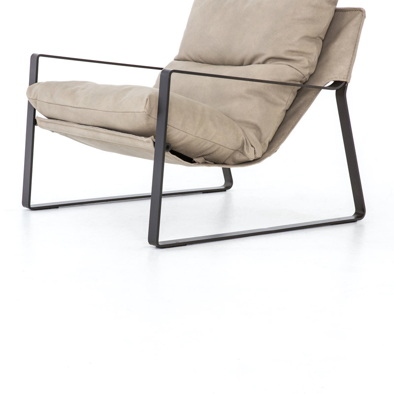 Emmett Armchair, Umber Natural Genuine Leather