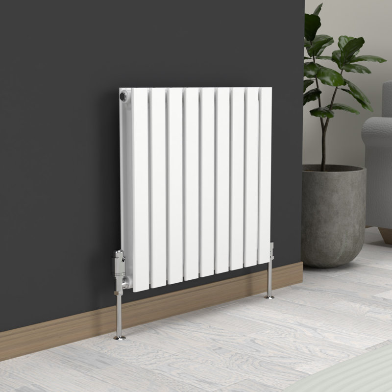 Designer Radiator, 23cm H x 24cm W x 3cm D, White