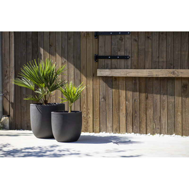 Pot Planter, Black, 34 x 35 x 34