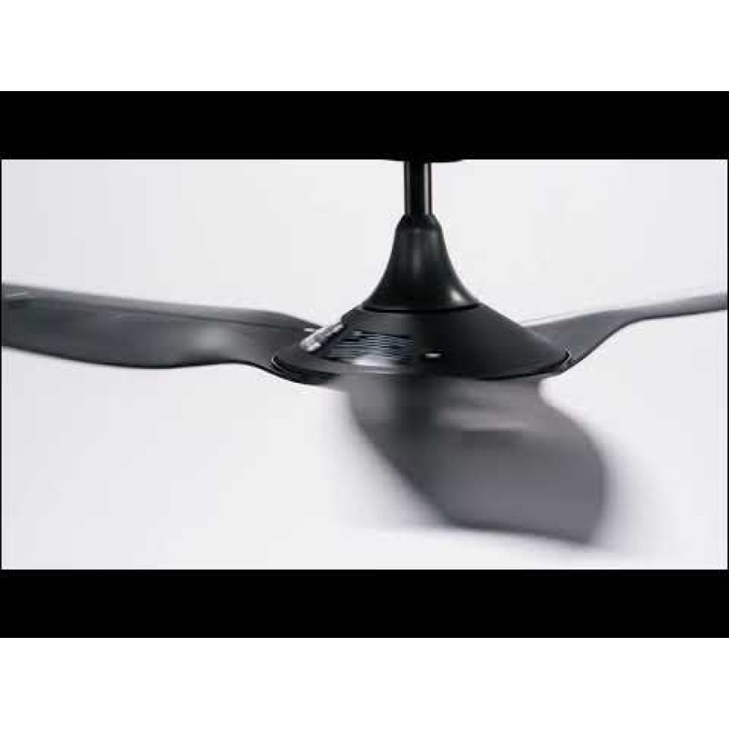 Haiku Coastal 3 - Blade Outdoor LED Smart Propeller Ceiling Fan with Remote Control and Light Kit Included, 52"