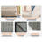Ensemble de conversation modulaire en rotin avec coussins 10 pièces Mauitsby-38694315