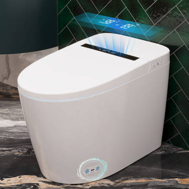 DRAKE TRANSITIONAL WASHLET+ S7 TWO-PIECE TOILET - 1.28 GPF, UNIV HT, AUTO FLUSH