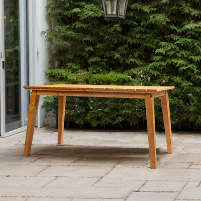 Patio Brown Wood Table