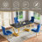 Rectangular 70.1"L X 35"W Dining Set-116145535-122919257-122920259
