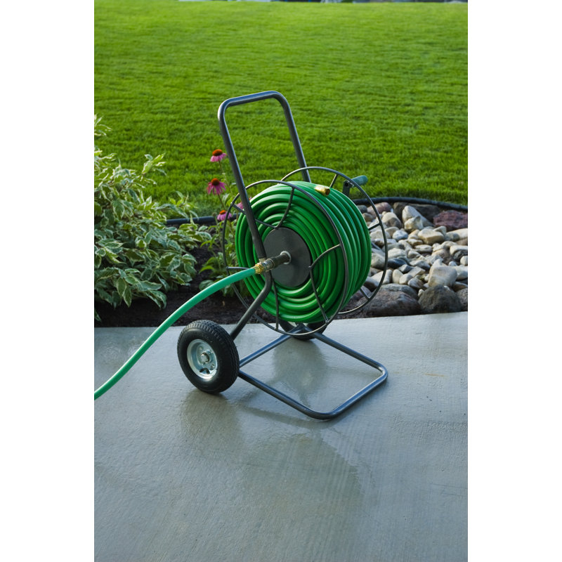 Yard Butler Two Wheel Garden Steel Hose Reel Cart - 200'