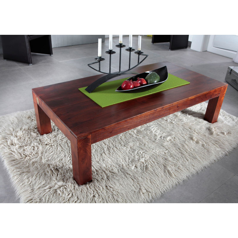 Oxford Solid Wood Solid Wood Coffee Table, H40 x L120 x W75cm, Nougat