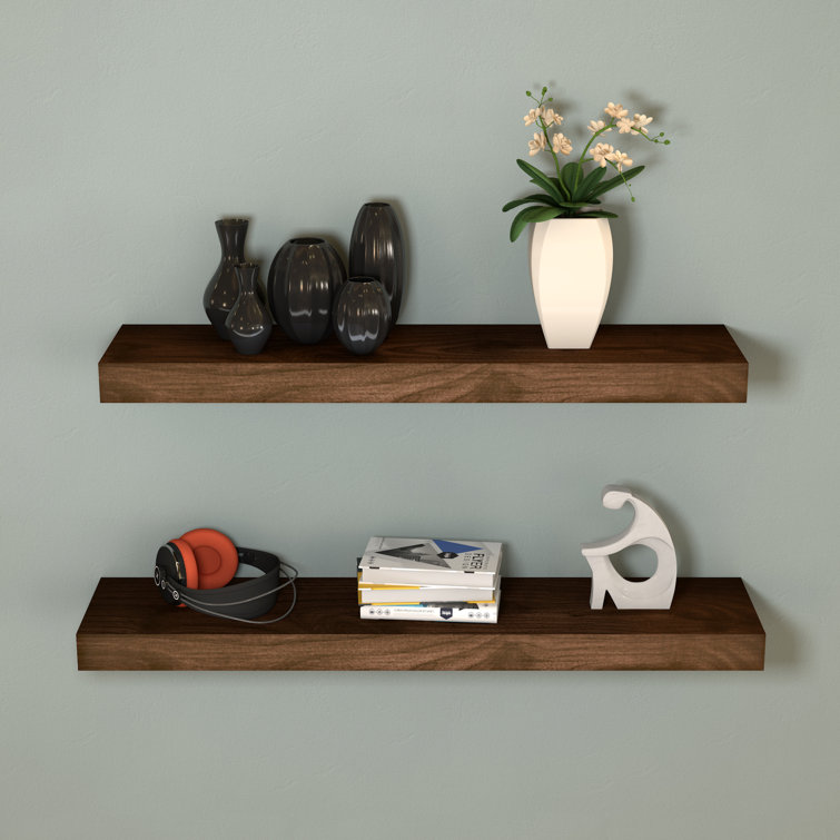 Centeio Sycamore Solid Wood Floating Shelf