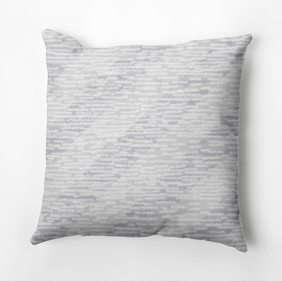 Beach Vacation Marled Knit Outdoor Square Pillow Cover & Insert