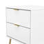 Turah 2 Drawer Bedside Cabinet (Ready Assembled)-1665577657