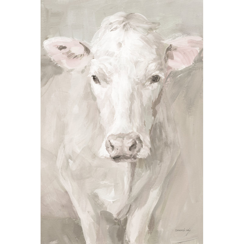 Flossie Neutral by Danhui Nai - Wrapped Canvas Art Prints, 46cm H x 30cm W x 3.8cm D