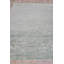 Plush Hand-Knotted Wool/Viscose Area Rug in Gray/Blue-1854180874