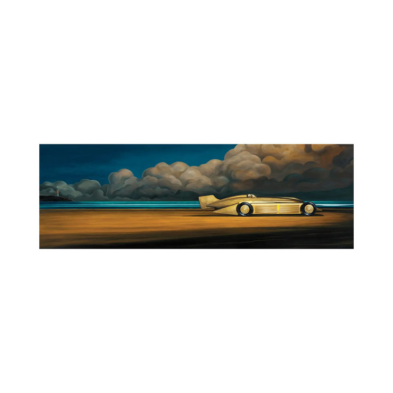 Golden Arrow by Ross Jones - Wrapped Canvas Panoramic Print, 30.48 cm H x 91.44 cm W x 1.91 cm D