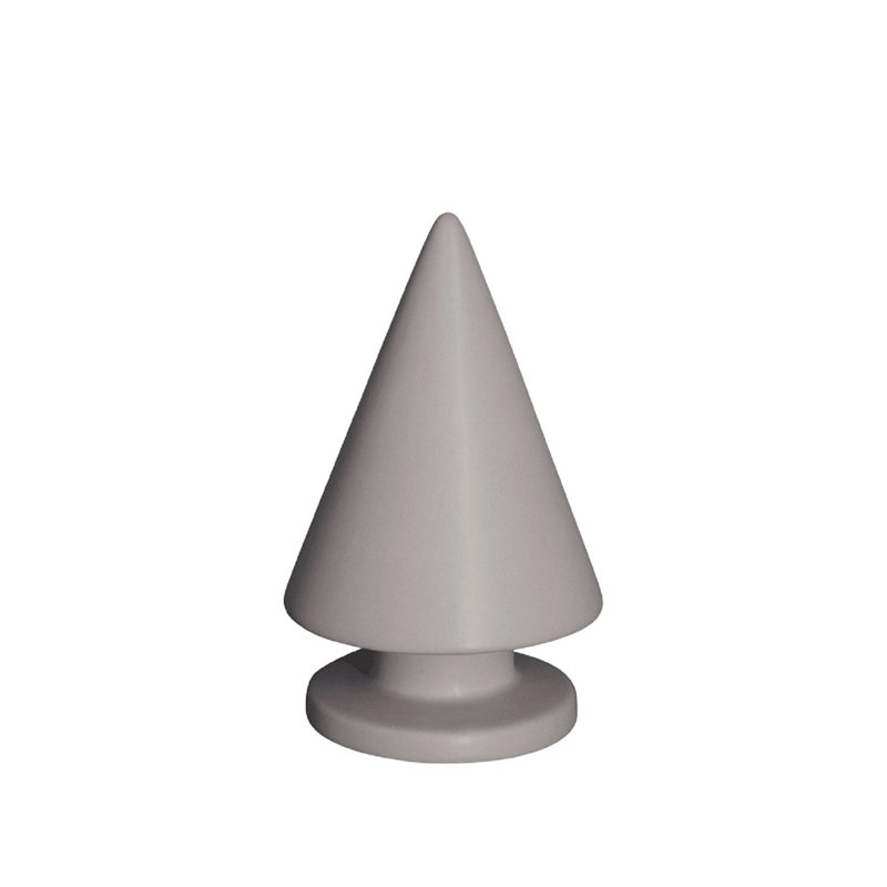 Arbre de Noël en céramique taupe, gris, H 6,3 po x l 3,94 po x P 3,94 po