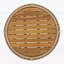 Table d'appoint ronde en bois d'acacia avec structure en corde beige clair, plateau en teck, capacité de 150 lb, aucun assemblage requis, table d'appoint résistante aux intempéries pour le patio et le salon