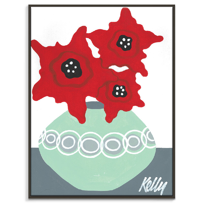 Redheads by Kelly - Art Prints, 51" H x 41" W, Black Framed