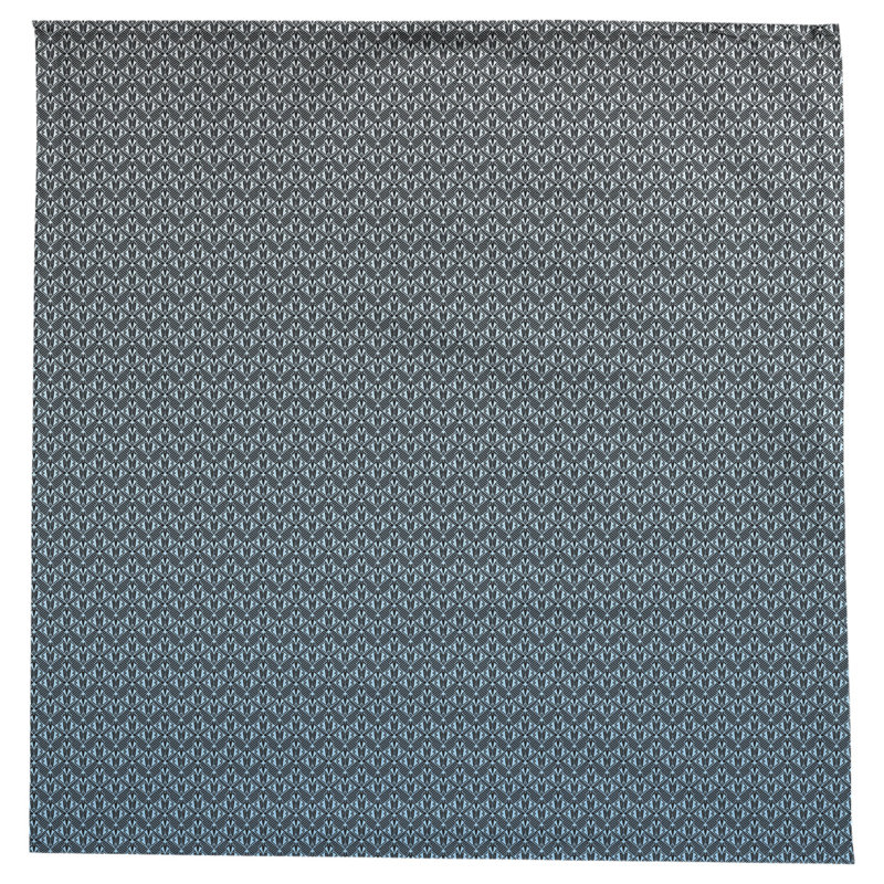 Nappe art déco Leffel, Dégradé bleu