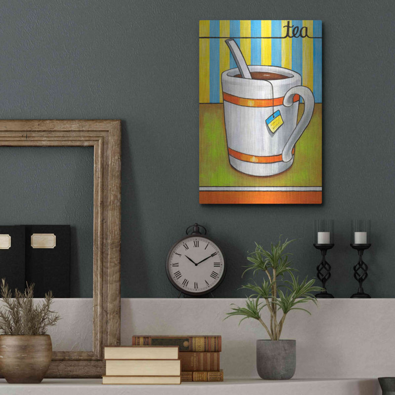 «Good Morning Cafe Tea» par Cathy Horvath, H 16 po x l 12 po
