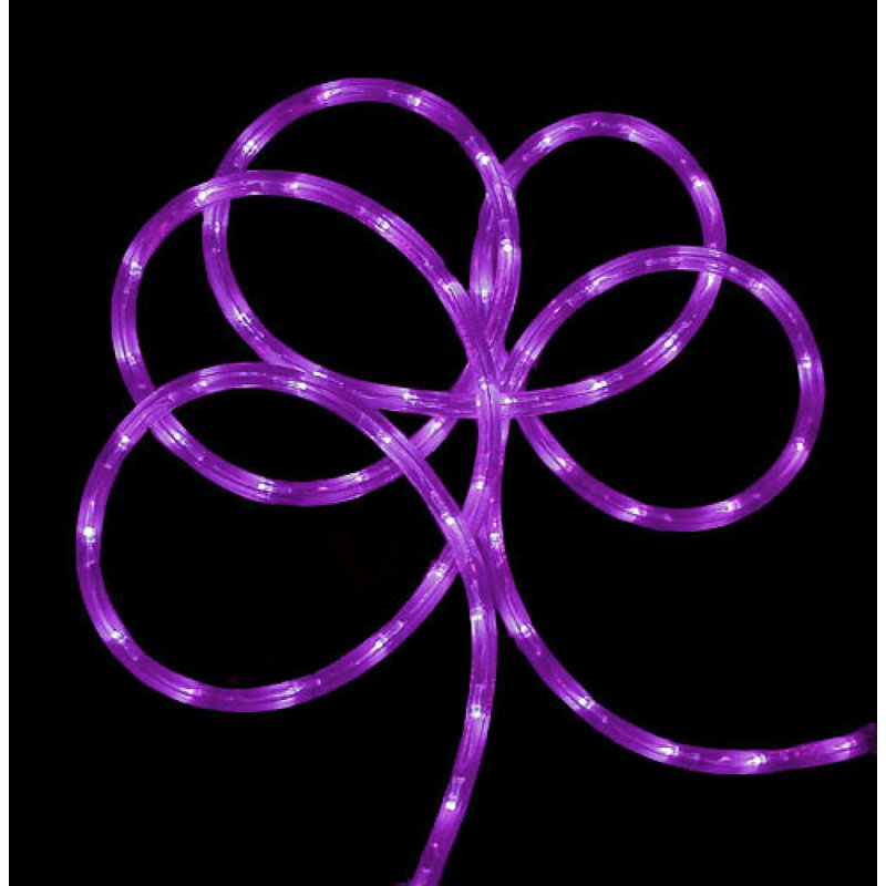 Guirlande de Noël 18 pi pour l'extérieur, Mauve, H 1 po x L 1200 po x P 1 po