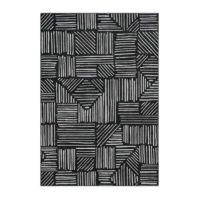 Tapis lavables à la machine pour chambre à coucher, tapis doux à motifs géométriques modernes, tapis antidérapant, tapis d'intérieur pour chambre d'enfant, dortoir, bureau ou décoration intérieure