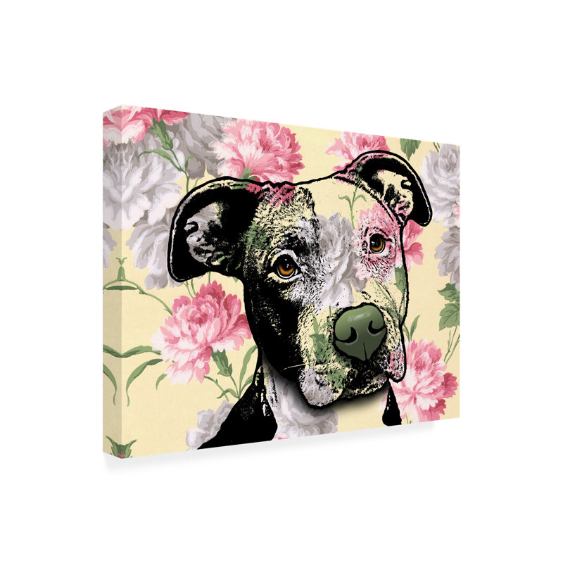 Animaux regardant les roues sur toile, H 14 po x l 19 po x P 2 po