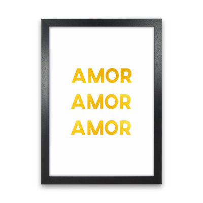 Amor Amor Amor - Print
