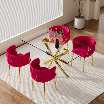 Ashveen Rectangular Restaurant Dining Set