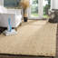 Tapis en fibres naturelles de jute tissé à la main à motif géométrique Aerionna-1919468075