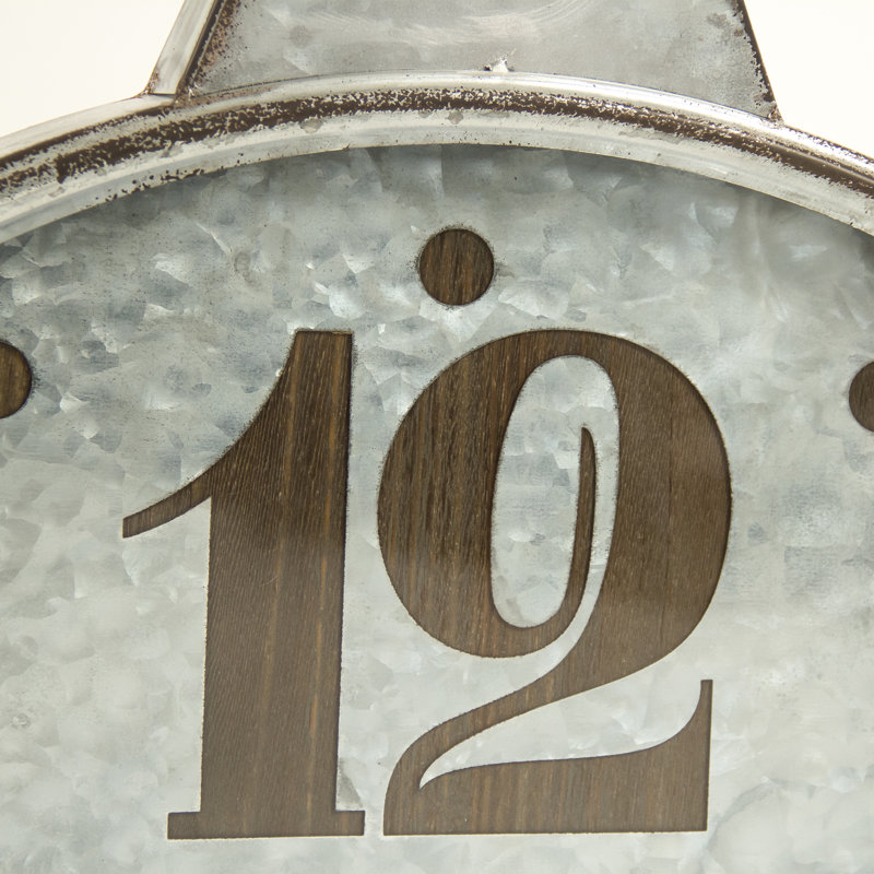 Ragsdale Metal Analog Wall Clock