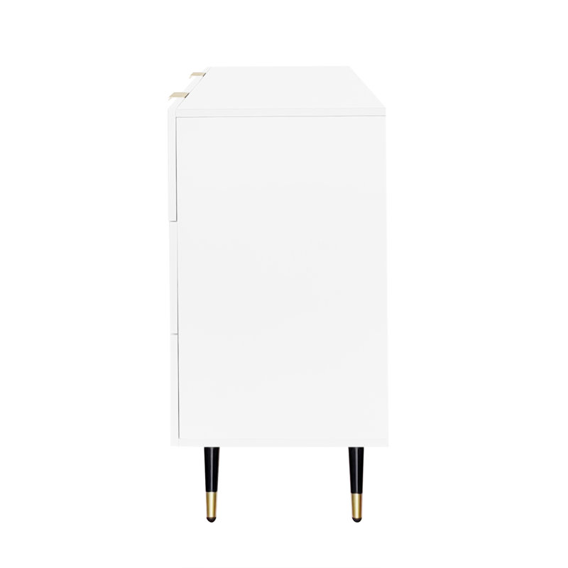 Chest Od Drawers Sideboard With 6 Drawers, White