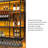 Simple Retro Wall Mounted Wine Rack-105508000-105508001