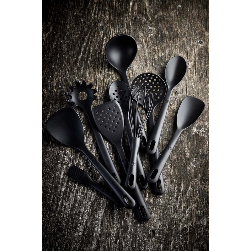 Cuillère à écumer Rosso, 31 cm, silicone, Noir, noir, noir, noir, 19 po