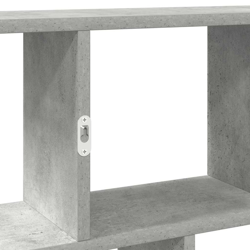 Aythan 12 Piece Bracket Shelf, Concrete Grey