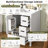 24" Bathroom Vanity With Ceramic Sink, Soft-Close Door-1190297853