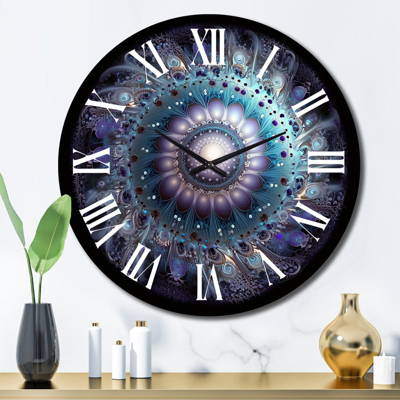 Horloge murale céleste céleste en métal mystérieux, Grand
