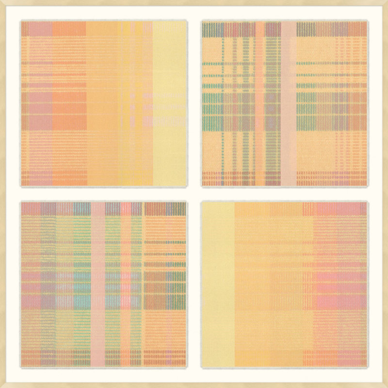 Patchy Plaid 2 Framed Print Canvas