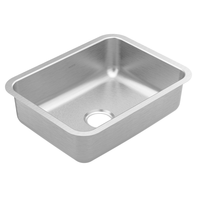 Évier de cuisine en acier inoxydable encastrable 23 po x 18 po Prep 1800 Series, Calibre 20, H 7 po x L 23,13 po x l 17,88 po