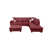 Wine Red Faux Leather