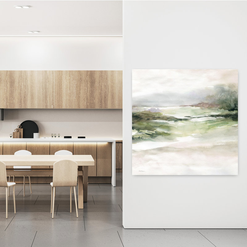 Art mural abstrait Himal Meadows, H 48 po x l 48 po